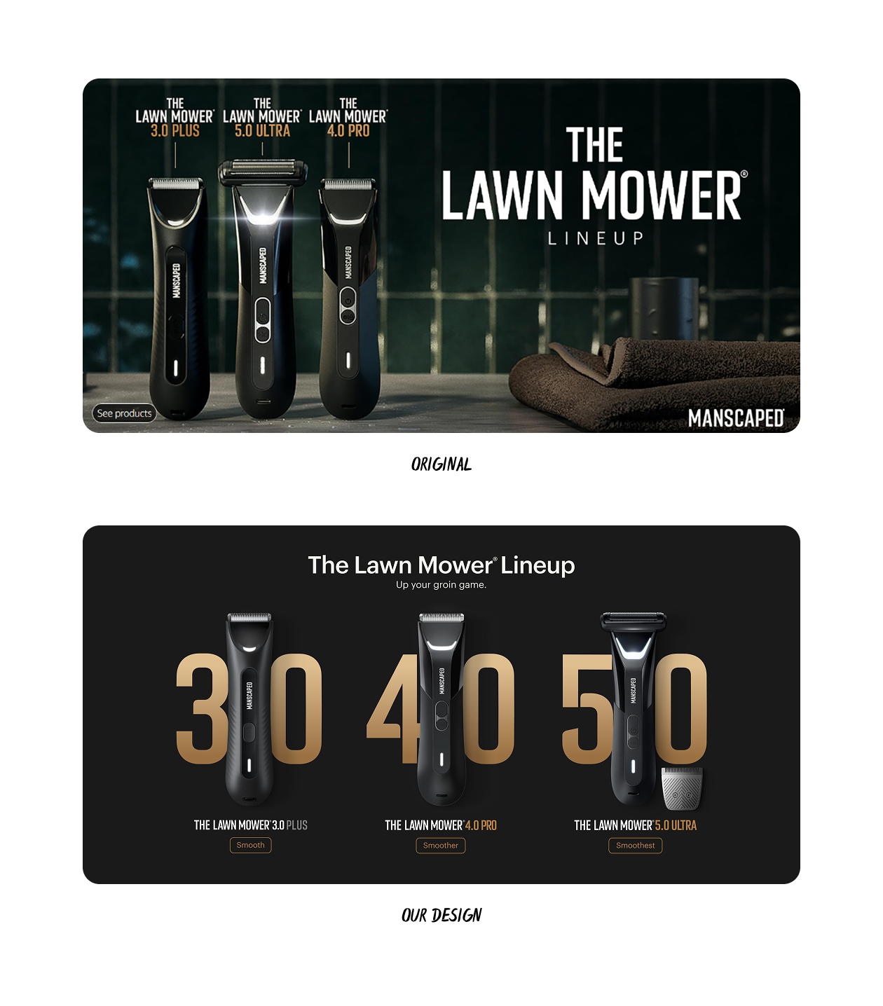 With the sheer amount of products at any given page, we reduced visual clutter by using isolated product shots.